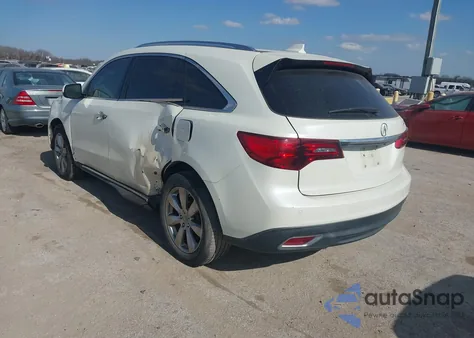 2015 Acura Mdx Advance Pkg W/Entertainment Pkg z USA, uszkodzony, nr VIN 5FRYD3H86FB001911